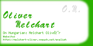 oliver melchart business card